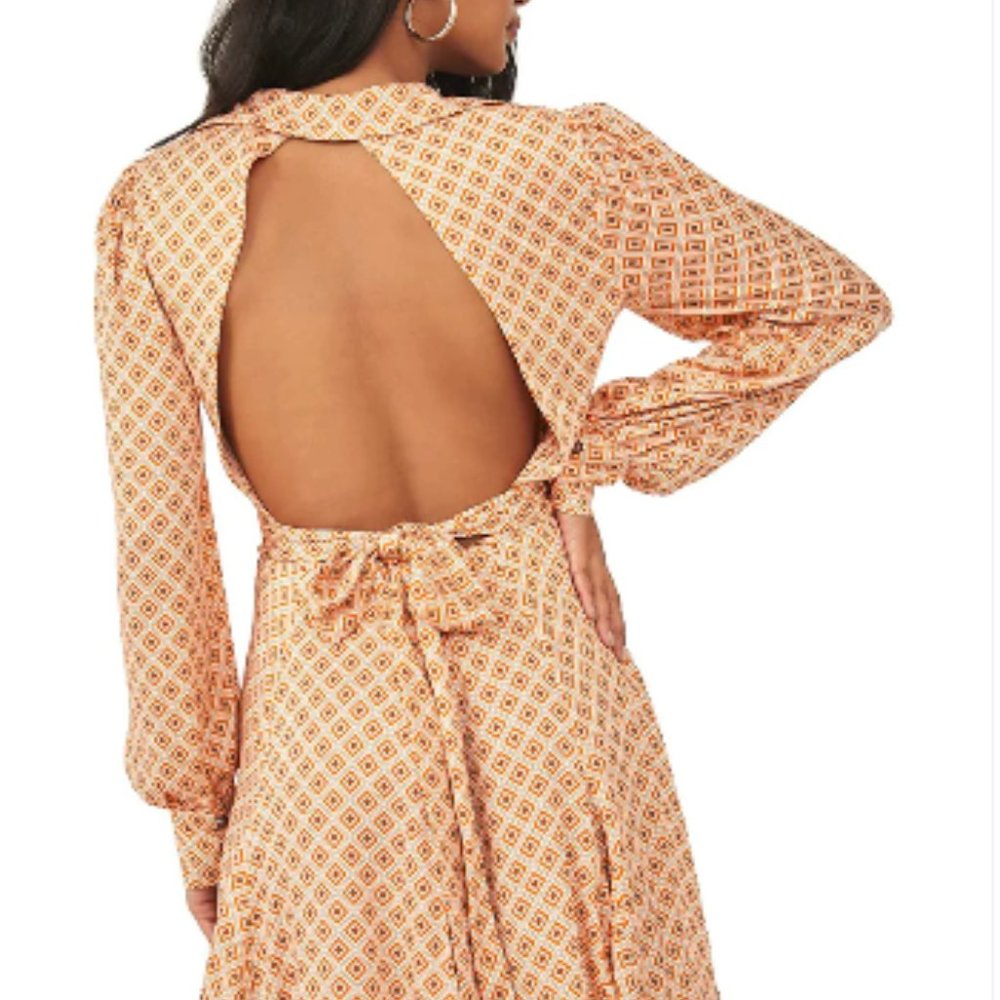 Free People | It Takes Two Long Sleeve Minidress Medium